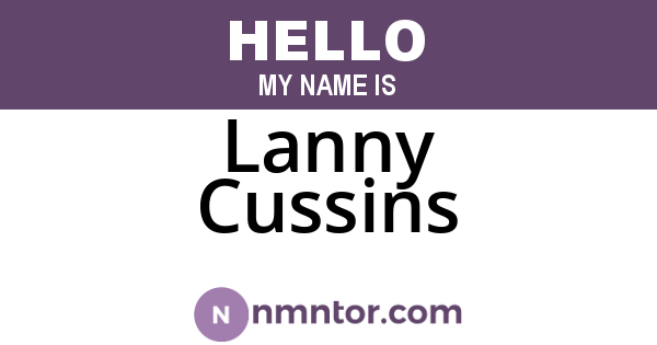 Lanny Cussins