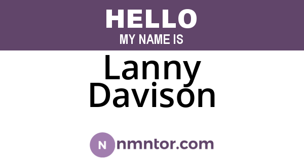 Lanny Davison