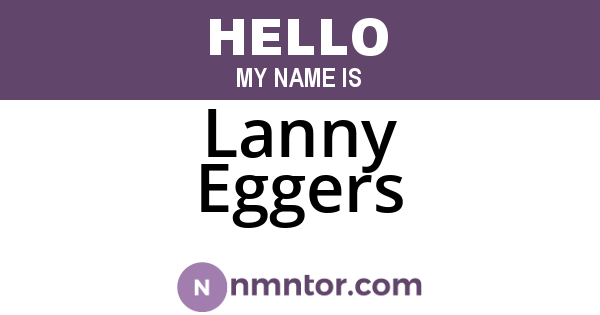 Lanny Eggers