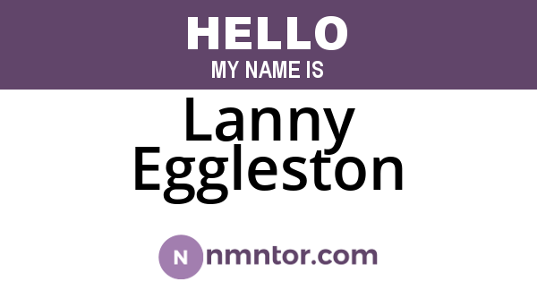 Lanny Eggleston
