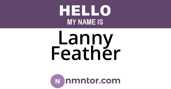 Lanny Feather