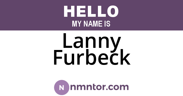 Lanny Furbeck