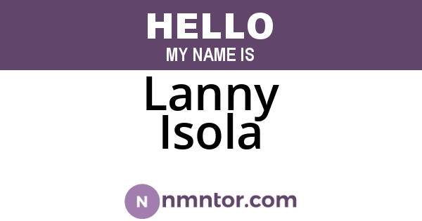 Lanny Isola