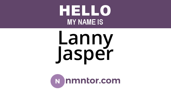 Lanny Jasper
