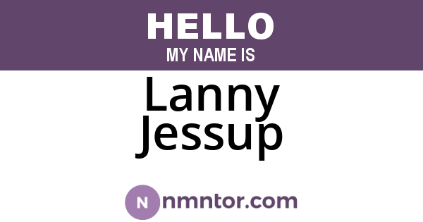 Lanny Jessup
