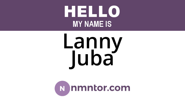 Lanny Juba