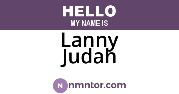 Lanny Judah