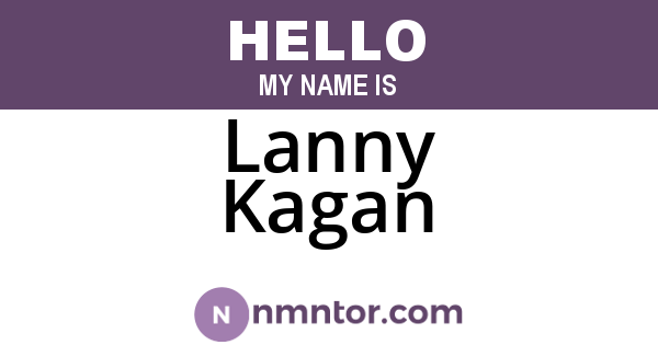 Lanny Kagan