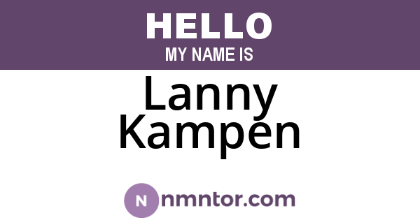 Lanny Kampen