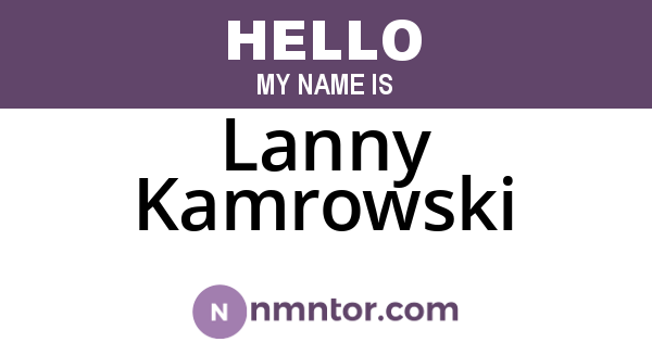 Lanny Kamrowski