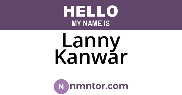 Lanny Kanwar