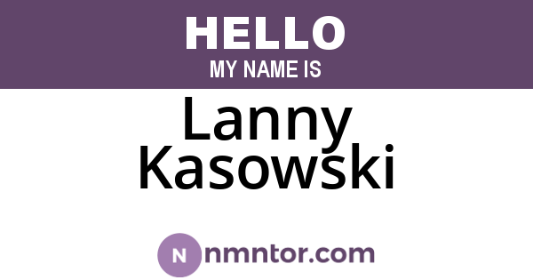 Lanny Kasowski