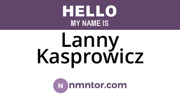 Lanny Kasprowicz