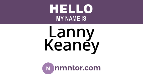 Lanny Keaney