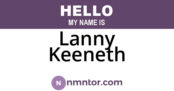Lanny Keeneth