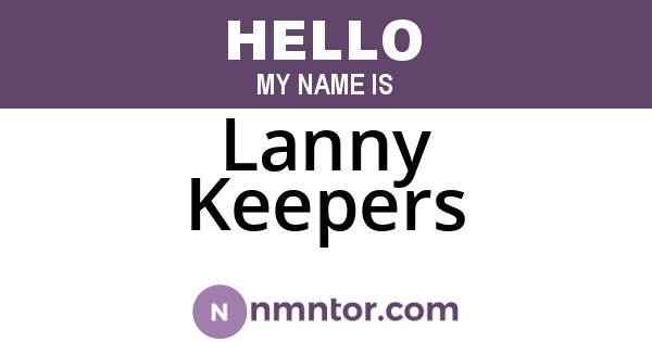 Lanny Keepers