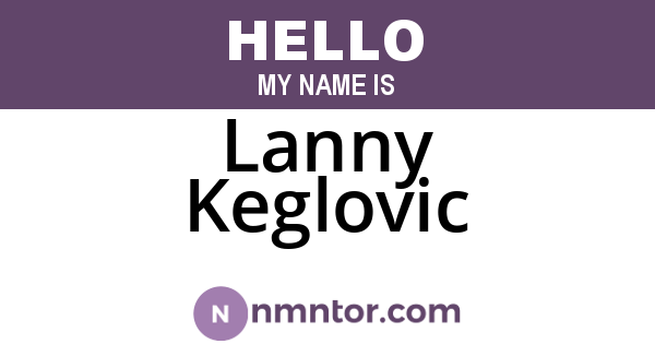 Lanny Keglovic