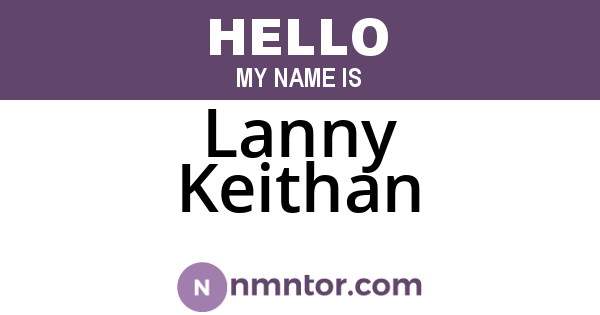Lanny Keithan