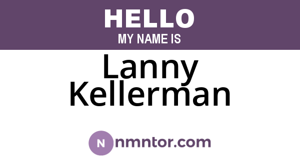 Lanny Kellerman