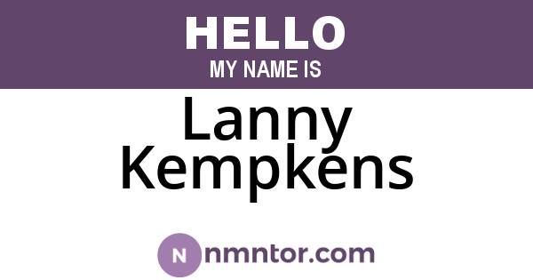 Lanny Kempkens