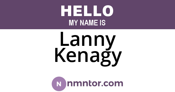 Lanny Kenagy