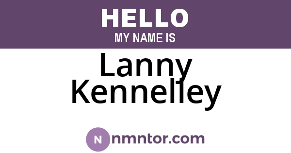 Lanny Kennelley