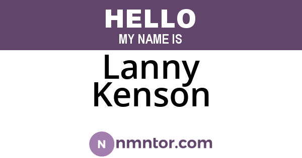 Lanny Kenson