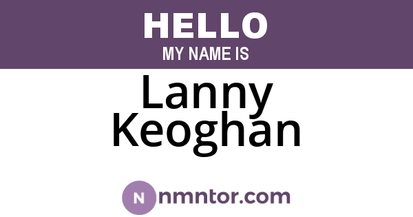 Lanny Keoghan