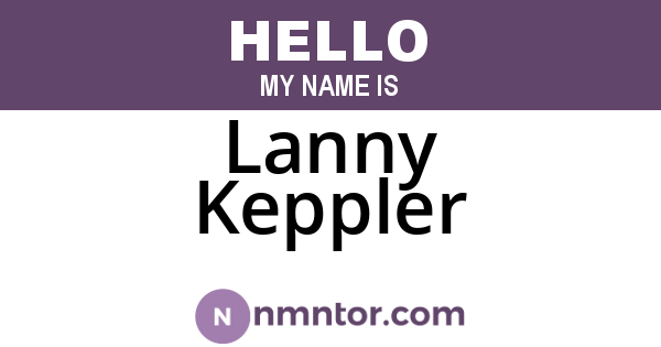 Lanny Keppler