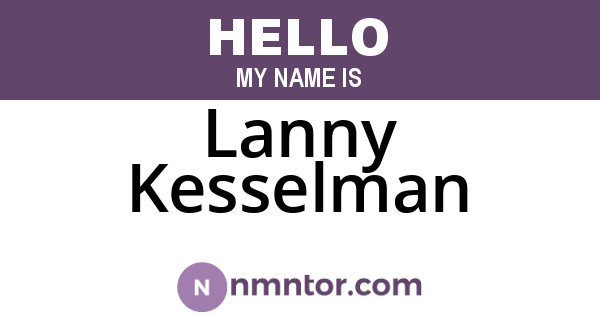 Lanny Kesselman