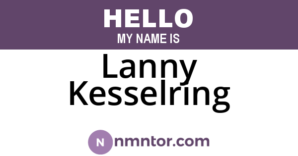 Lanny Kesselring