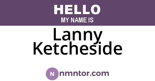 Lanny Ketcheside
