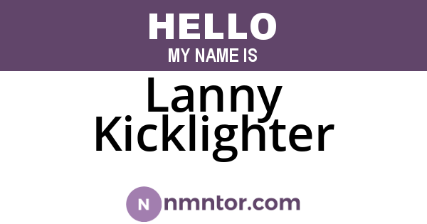 Lanny Kicklighter