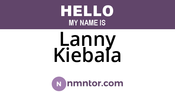 Lanny Kiebala
