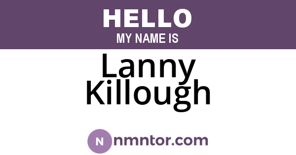 Lanny Killough