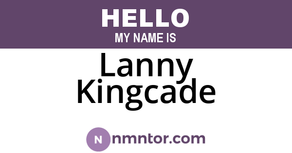 Lanny Kingcade