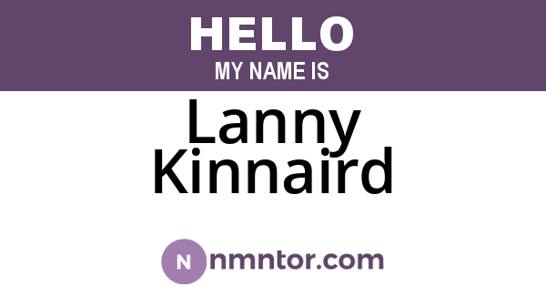 Lanny Kinnaird