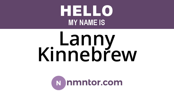 Lanny Kinnebrew