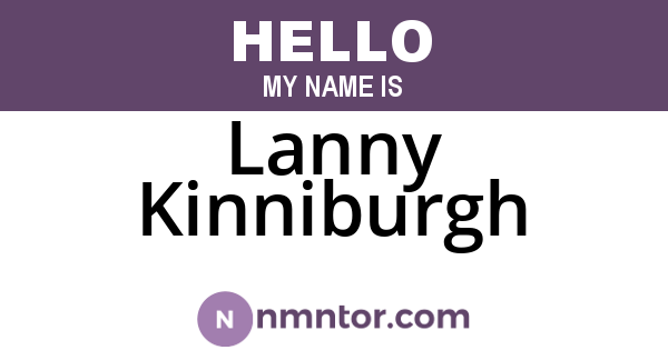 Lanny Kinniburgh