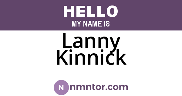 Lanny Kinnick