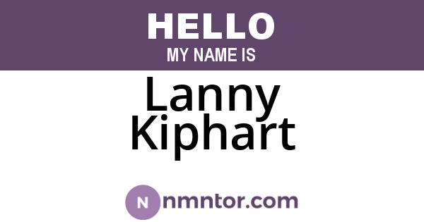 Lanny Kiphart