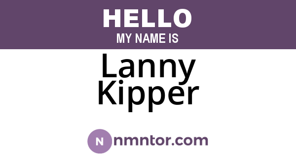 Lanny Kipper