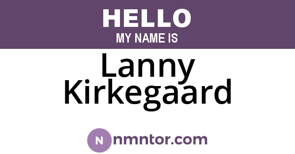 Lanny Kirkegaard
