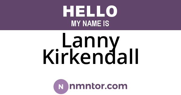 Lanny Kirkendall