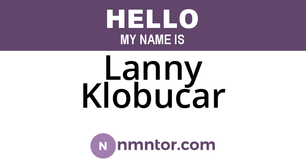 Lanny Klobucar