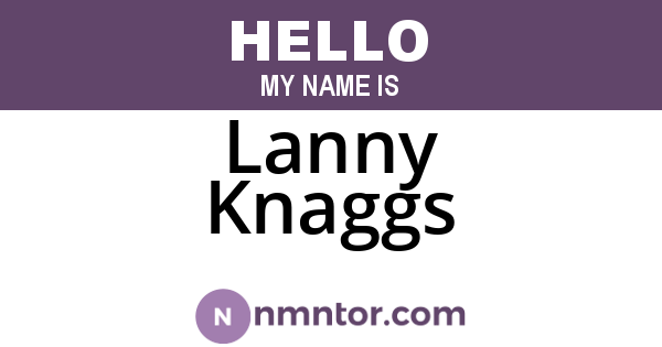 Lanny Knaggs
