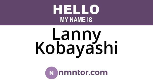 Lanny Kobayashi