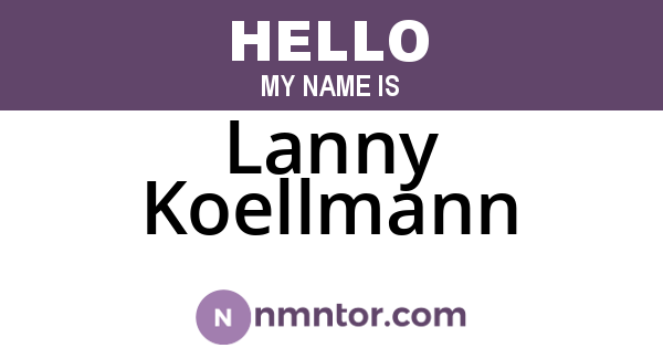 Lanny Koellmann