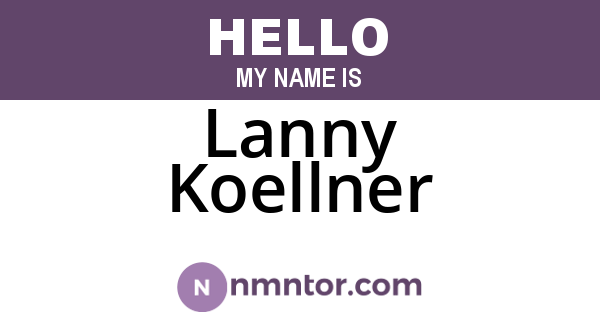 Lanny Koellner