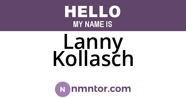 Lanny Kollasch